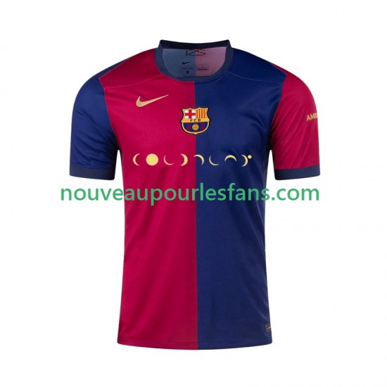 Maillot FC Barcelone Coldplay Homme Tenue Domicile 2024-2025 Manche Courte
