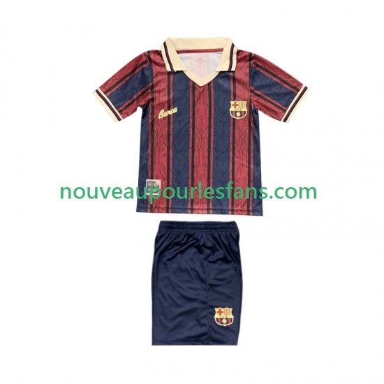 Maillot FC Barcelone 125th Anniversary Enfant Tenue Domicile 2025-2026 Manche Courte