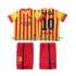 Maillot FC Barcelone Lionel Messi 10 2013 2014 Rétro Enfant Tenue Extérieur Manche Courte