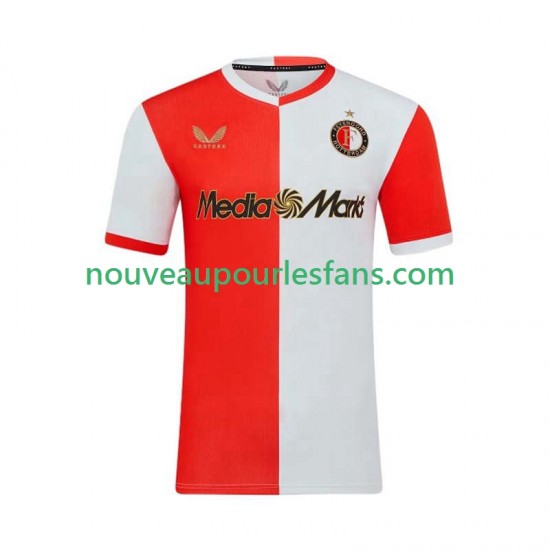 Maillot Feyenoord Rotterdam Homme Tenue Domicile 2025-2026 Manche Courte
