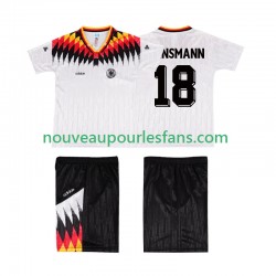 Maillot Allemagne KLINSMANN 18 Rétro Enfant Tenue Domicile 1994 Manche Courte