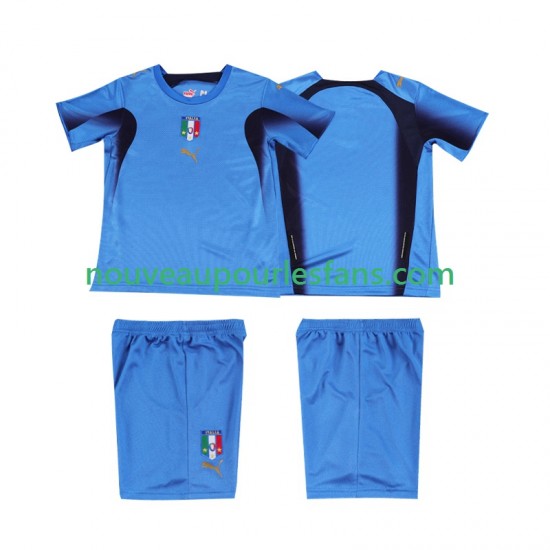 Maillot Italie Rétro Enfant Tenue Domicile 2006 Manche Courte