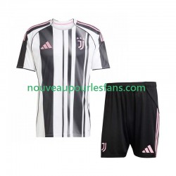 Maillot Juventus Enfant Tenue Domicile 2025-2026 Manche Courte