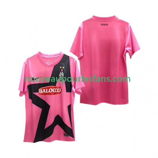 Maillot Juventus -2012 Rétro Homme Tenue Extérieur 2011 Manche Courte