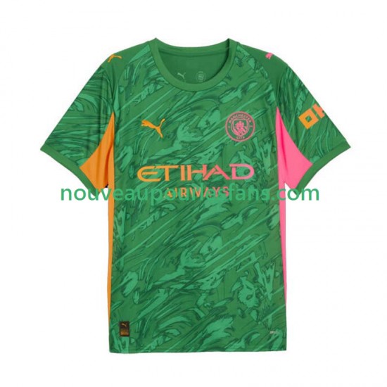 Maillot Manchester City Gardien Homme Tenue Domicile 2025-2026 Manche Courte