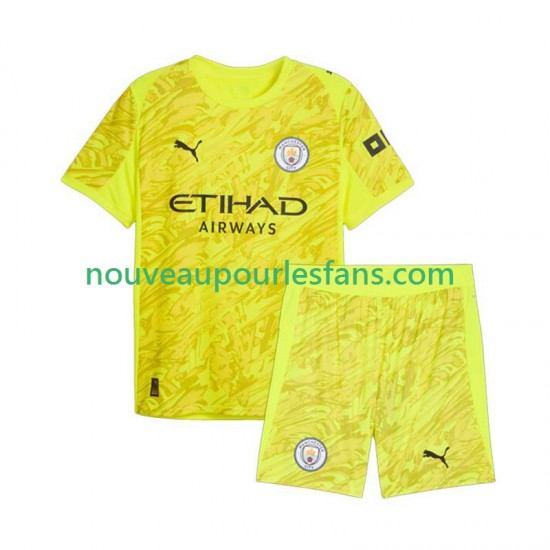 Maillot Manchester City Gardien Enfant Tenue 3ème 2025-2026 Manche Courte