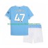Maillot Manchester City Phil Foden 47 Enfant Tenue Domicile 2025-2026 Manche Courte