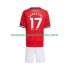 Maillot Manchester United Alejandro Garnacho 17 Enfant Tenue Domicile 2025-2026 Manche Courte
