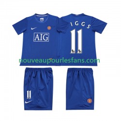 Maillot Manchester United GIGGS 11 Rétro Enfant Tenue Extérieur 2008 Manche Courte