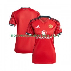 Maillot Manchester United Femme Tenue Domicile 2025-2026 Manche Courte