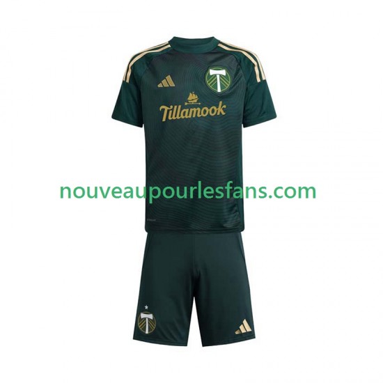 Maillot Portland Timbers Enfant Tenue Domicile 2025 Manche Courte
