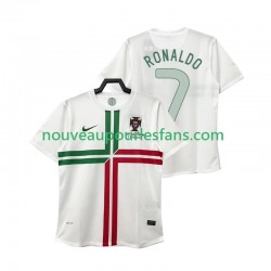 Maillot Portugal Cristiano Ronaldo 7 2012 Rétro Homme Tenue Extérieur Manche Courte