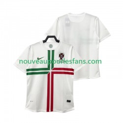 Maillot Portugal 2012 Rétro Homme Tenue Extérieur Manche Courte