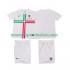 Maillot Portugal 2012 Rétro Enfant Tenue Extérieur Manche Courte