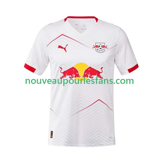 Maillot RB Leipzig Homme Tenue Domicile 2025-2026 Manche Courte