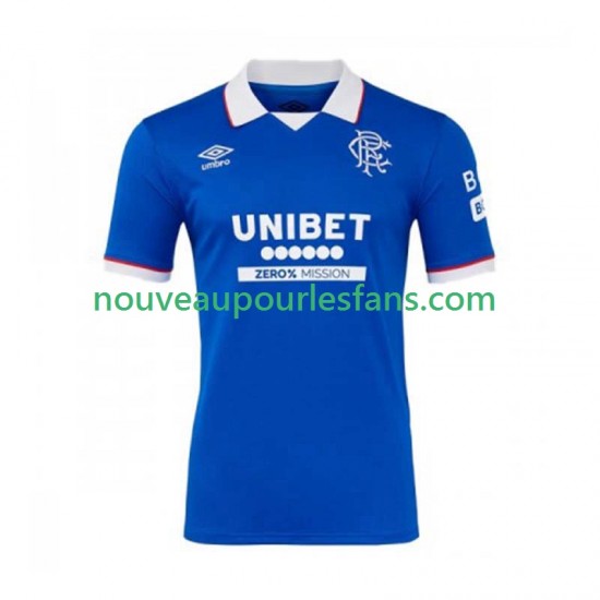Maillot Rangers Homme Tenue Domicile 2025-2026 Manche Courte