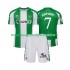 Maillot Real Betis Antony 7 Enfant Tenue Domicile 2025-2026 Manche Courte