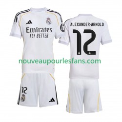 Maillot Real Madrid Alexander-Arnold 12 Enfant Tenue Domicile 2025-2026 Manche Courte