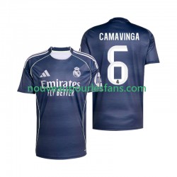 Maillot Real Madrid Camavinga 6 Homme Tenue Extérieur 2025-2026 Manche Courte