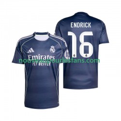 Maillot Real Madrid Endrick 16 Homme Tenue Extérieur 2025-2026 Manche Courte