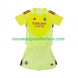 Maillot Real Madrid Gardien Enfant Tenue 4ème 2025-2026 Manche Courte