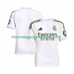 Maillot Real Madrid Homme Tenue Domicile 2025-2026 Manche Courte