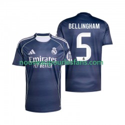 Maillot Real Madrid Jude Bellingham 5 Homme Tenue Extérieur 2025-2026 Manche Courte