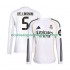 Maillot Real Madrid Jude Bellingham 5 Homme Tenue Domicile 2025-2026 Manche Longue
