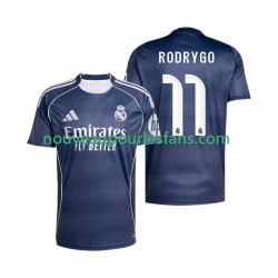Maillot Real Madrid Rodrygo 11 Homme Tenue Extérieur 2025-2026 Manche Courte