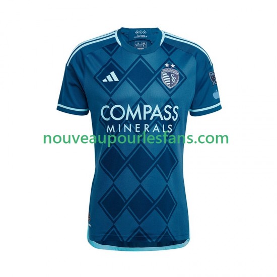 Maillot Sporting Kansas City Homme Tenue Extérieur 2025-2026 Manche Courte