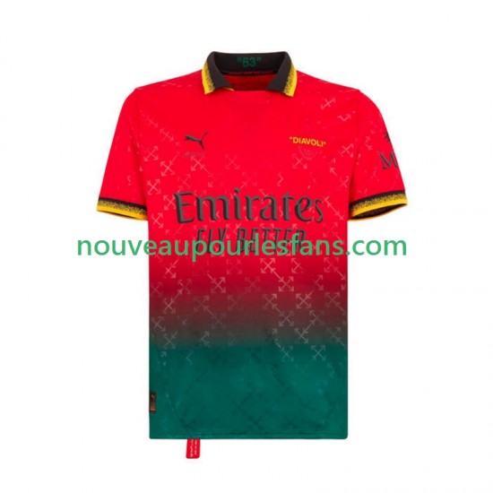 Maillot AC Milan Gardien Homme Tenue 4ème 2024-2025 Manche Courte