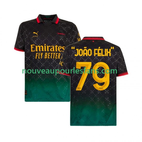 Maillot AC Milan JOAO FELIX 79 Homme Tenue 4ème 2024-2025 Manche Courte