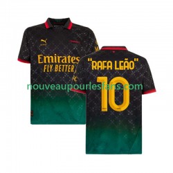 Maillot AC Milan RAFA LEAO 10 Homme Tenue 4ème 2024-2025 Manche Courte