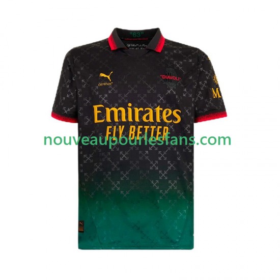 Maillot AC Milan Santiago Gimenez 7 Homme Tenue 4ème 2024-2025 Manche Courte