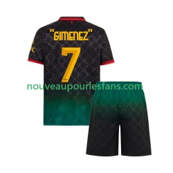 Maillot AC Milan Santiago Gimenez 7 Enfant Tenue 4ème 2024-2025 Manche Courte
