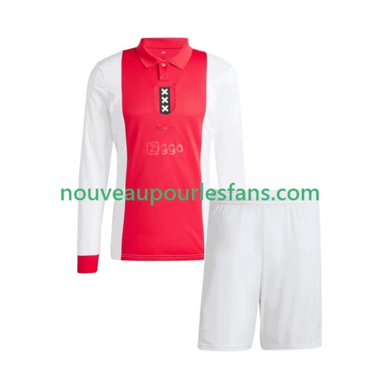 Maillot Ajax Amsterdam Anniversary Enfant Tenue Domicile 2024-2025 Manche Longue