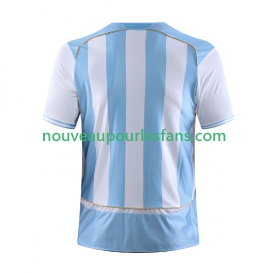 Maillot Argentine Rétro Homme Tenue Domicile 2006 Manche Courte