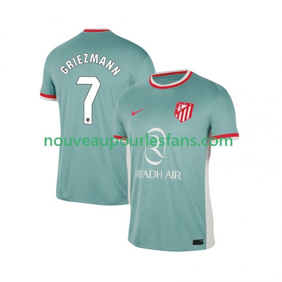 Maillot Atlético Madrid Antoine Griezmann 7 Homme Tenue Extérieur 2024-2025 Manche Courte