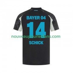 Maillot Bayer 04 Leverkusen Patrik Schick 14 Homme Tenue 3ème 2024-2025 Manche Courte