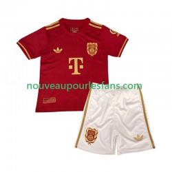 Maillot Bayern Munich 125th Anniversary Red Enfant Tenue Domicile 2024-2025 Manche Courte