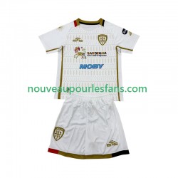 Maillot Cagliari Enfant Tenue Extérieur 2024-2025 Manche Courte