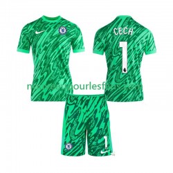 Maillot Chelsea CECH 1 Gardien Enfant Tenue 3ème 2024-2025 Manche Courte
