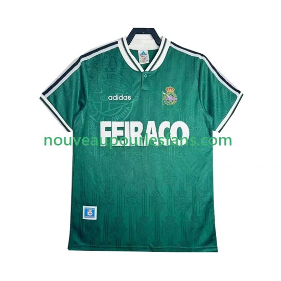 Maillot Deportivo de La Coruna Rétro Homme Tenue Extérieur 1999 Manche Courte