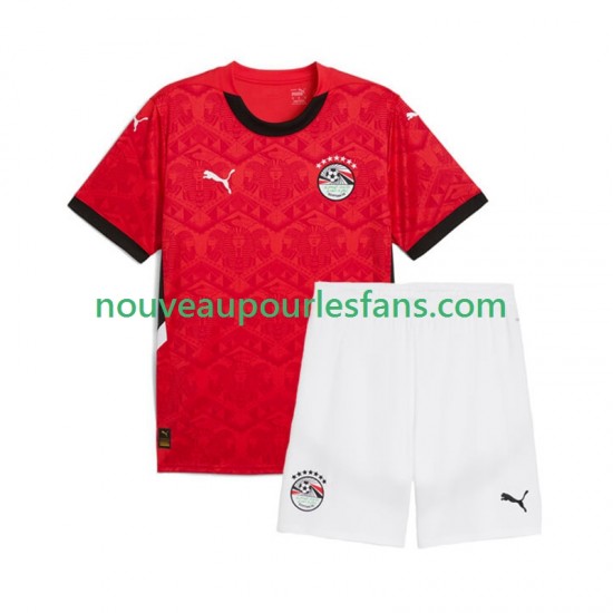 Maillot Égypte Enfant Tenue Domicile 2024-2025 Manche Courte