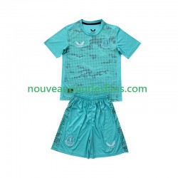 Maillot Everton Gardien Enfant Tenue Extérieur 2024-2025 Manche Courte