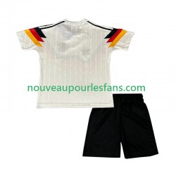 Maillot Allemagne 1990 Rétro Enfant Tenue Domicile Manche Courte
