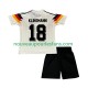 Maillot Allemagne Klinsmann 18 1990 Rétro Enfant Tenue Domicile Manche Courte