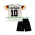 Maillot Allemagne Matthaus 10 1990 Rétro Enfant Tenue Domicile Manche Courte