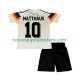 Maillot Allemagne Matthaus 10 1990 Rétro Enfant Tenue Domicile Manche Courte
