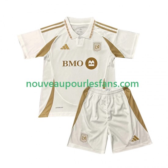 Maillot Los Angeles FC Enfant Tenue Extérieur 2025 Manche Courte